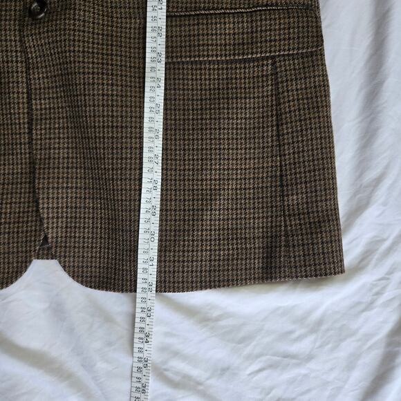 Pronto Moda Men Vtg Preppy Academia Wool Cashmere Blazer 44L Italy Elbow Patches - Picture 12 of 12